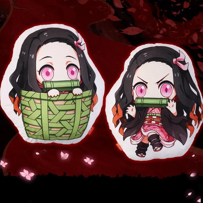 Almofada Chibi Kimetsu no Yaiba Demon Slayer Nezuko Tanjiro Inosuke Zenitsu