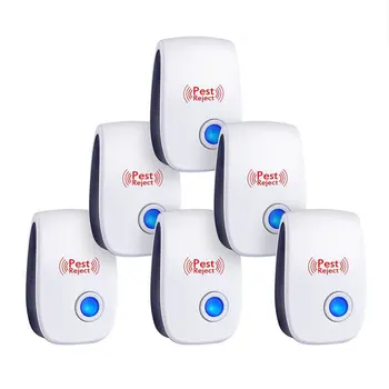 

4PCS House Fly Mice Spider Insect Control Ultra Sonic Pest Repeller Safe Pest Control Electronic Accelerate Pest Killer US/AU/EU