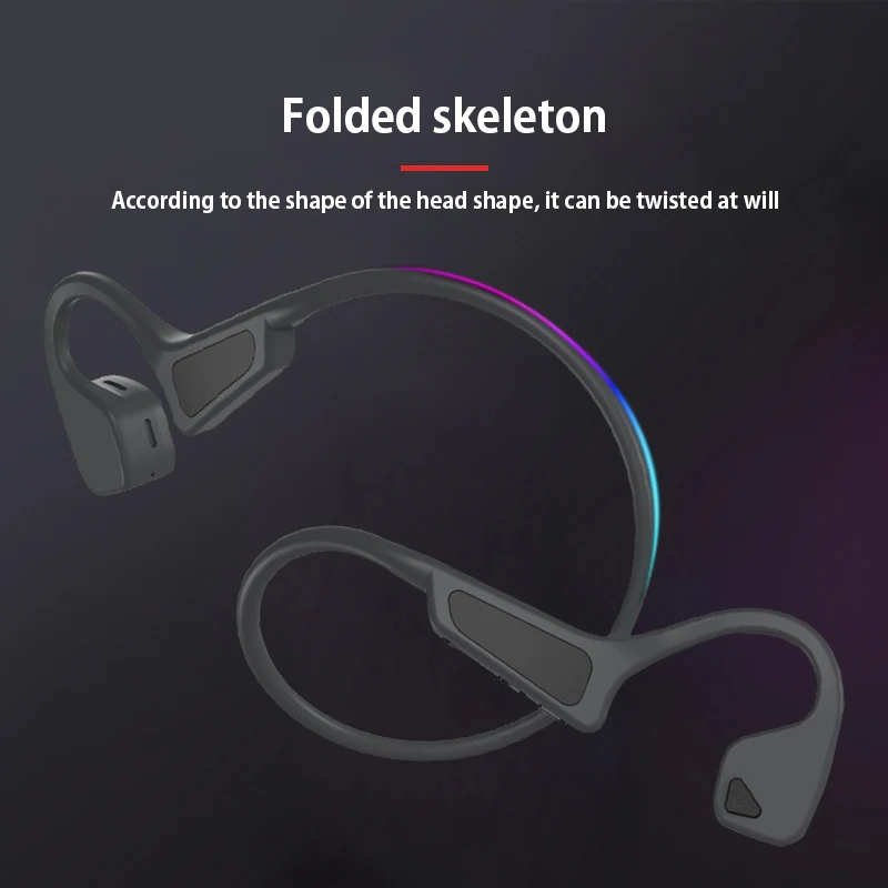 Bone Conduction Headset Wireless Bluetooth 5 0 Headphones Sport Waterproof Earphones for Xiaomi Iphone XS 8 Samsung A50 honor 8x