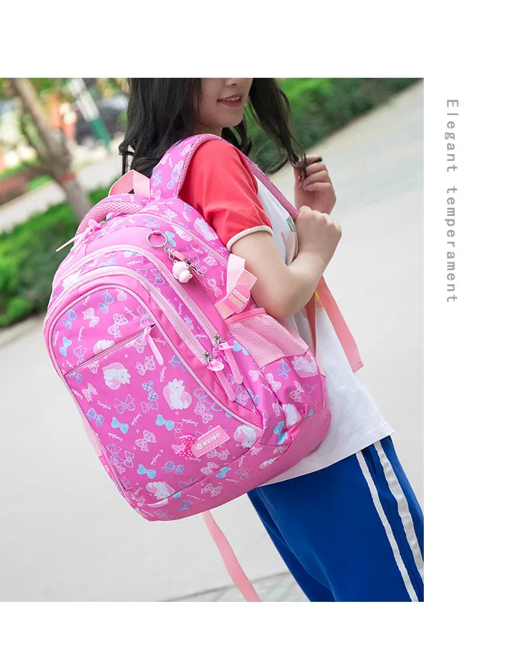 Puimentiua школьные сумки, Детские рюкзаки для девочек-подростков, легкая водонепроницаемая школьная сумка, Детские ортопедические школьные сумки для мальчиков