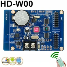 5 шт. HD-W00 wifi Светодиодная карта управления 320*32 пикселей беспроводной P10 Светодиодный контроллер Поддержка телефона и планшета отправка сообщения