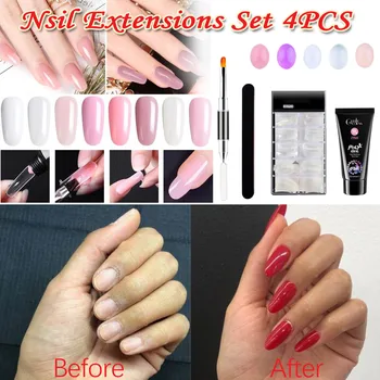 

Nail Extension Fiber Set Fiberglass Nails Phototherapy Extension Glue 20ml maquiagem profissional completa игрушки для девочек