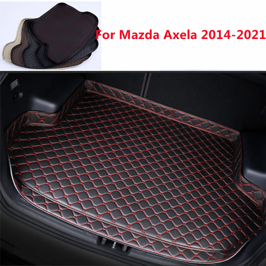 High Quality Special Car Trunk Mats For Mazda Axela (2014-2021) 2015 2016 2017 2018 2019 Waterproof Cargo Liner Boot Carpets |