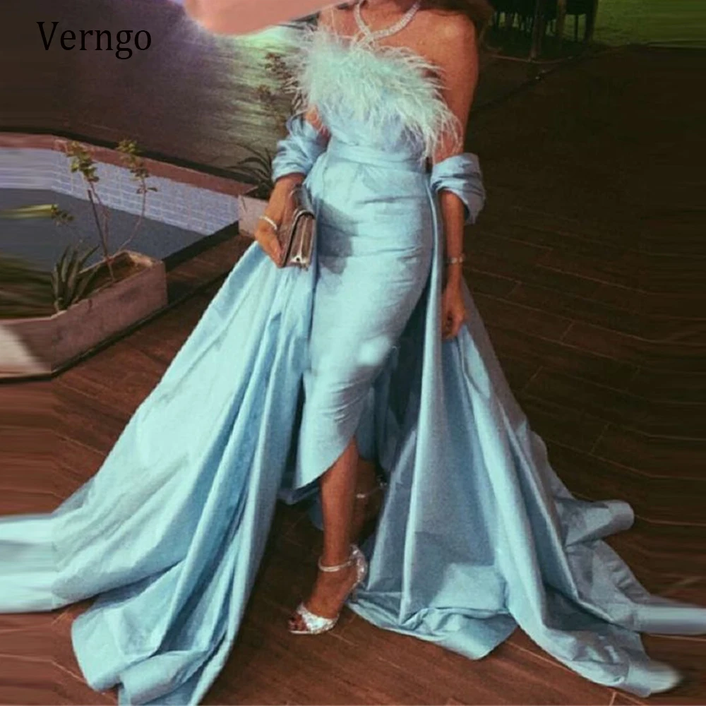 Verngo 2021 Saudi Arabia Baby Blue Prom 