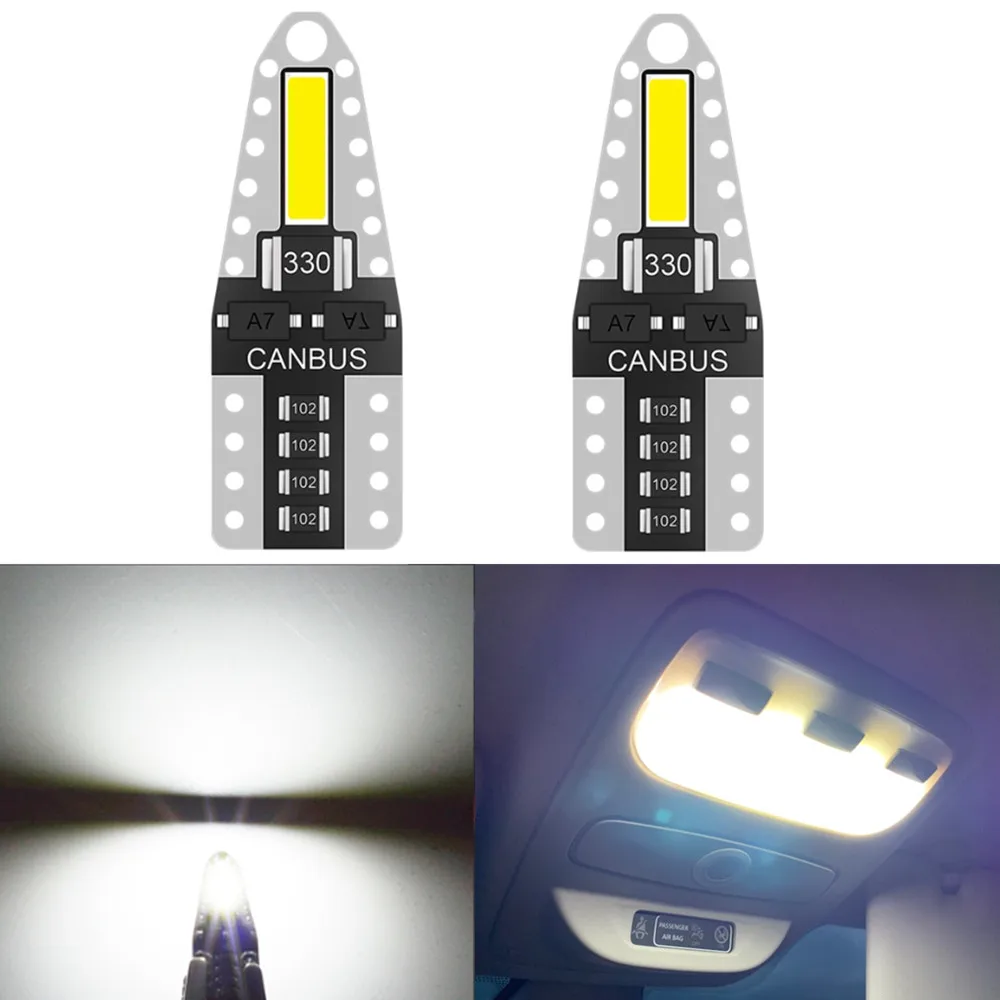 

Car Interior Light led Interior Bulb Canbus Error Free T10 White LED 12V Car Side Wedge Lamp Auto Bulb for bmw e46 e90 f10 e39