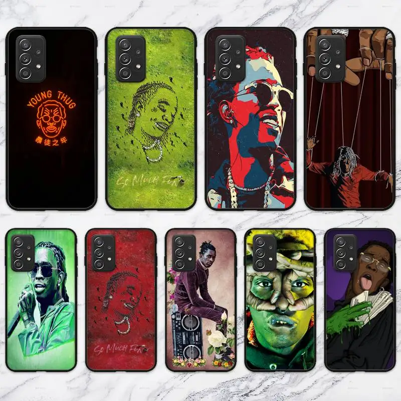 Custodia Per Telefono Young Thug Per Samsung Galaxy S10 S20 S21 Note10 20Plus Ultra Shell