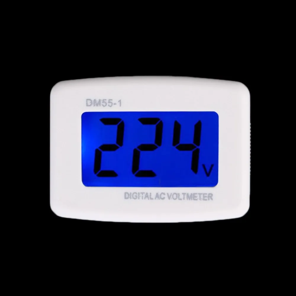 New Electrical Instruments DM55-1 AC 80-300V LCD Digital Volt Meter Voltmeter US Plug Electric Pen Voltage Testers new arrival
