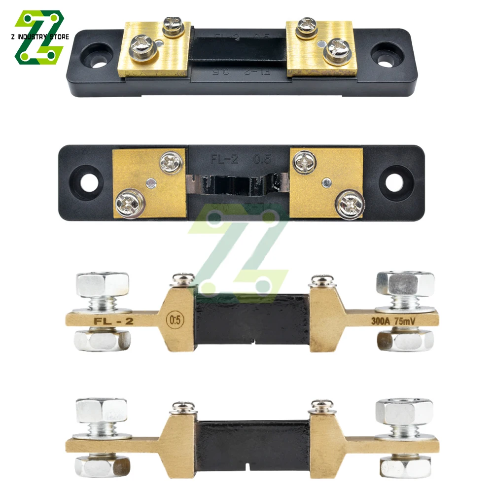 External Shunt 300A 200A 100A 50A 30A 20A 10A 75mV Current Meter Shunt