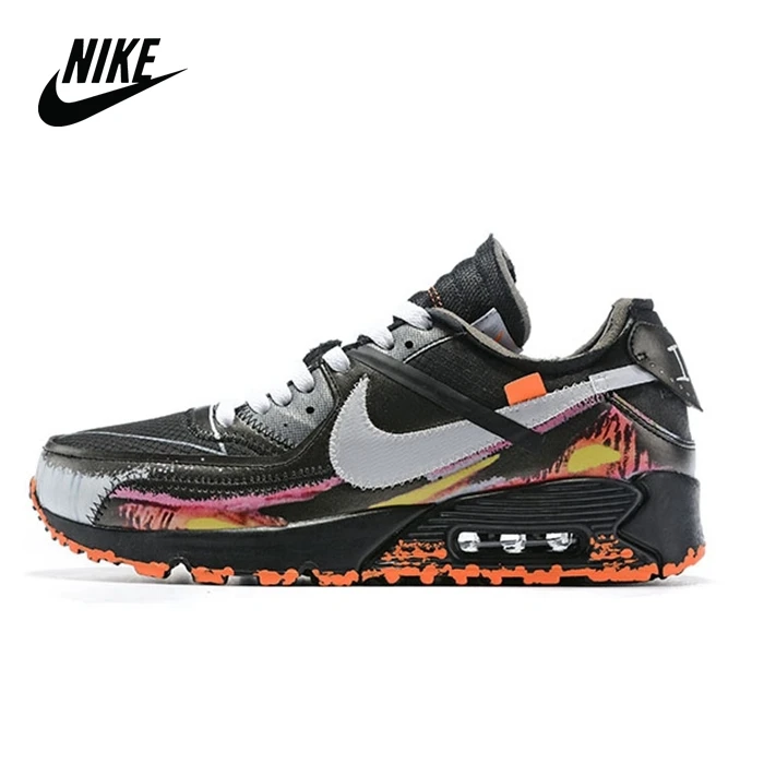 Мужские кроссовки для бега Nike Virgil Abloh OFF white x Air Max 90 спортивные камуфляжные CI6394 001