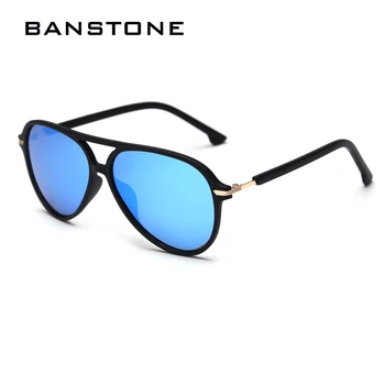 

BANSTONE BRAND DESIGN Ultralight TR90 Pilot Sunglasses Men Polarized Driving oversize glasses Women Outdoor sports Goggles UV400