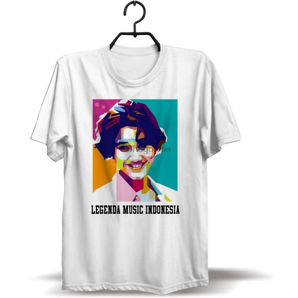 Женская футболка PRIA WANITA SABLON DTF DESAIN LEGENDA MUSIC INDONESIA |
