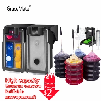 

Compatible Refillable Ink Cartridge Replacement for Canon PG37 CL38 Pixma MP190 IP2600 MP140 MP210 MP220 MP420 MX300 Printer