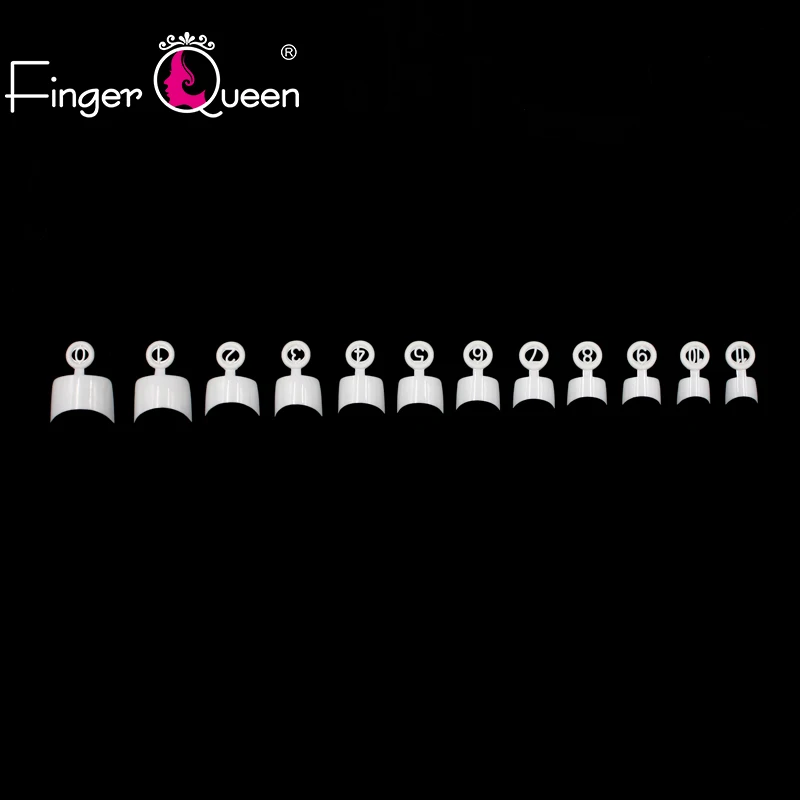 Fingerqueen 100 шт./компл. поддельные ногти длинные балерины полная половина французские акриловые кончики для ногтей квадратная голова накладные ногти Советы FQ-11