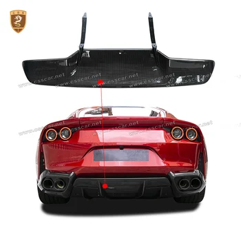 

Carbon fiber back bumper diffusor back chin cover rear diffuser rear bottom lip For Ferrari 812 Carbon Fiber 2017+