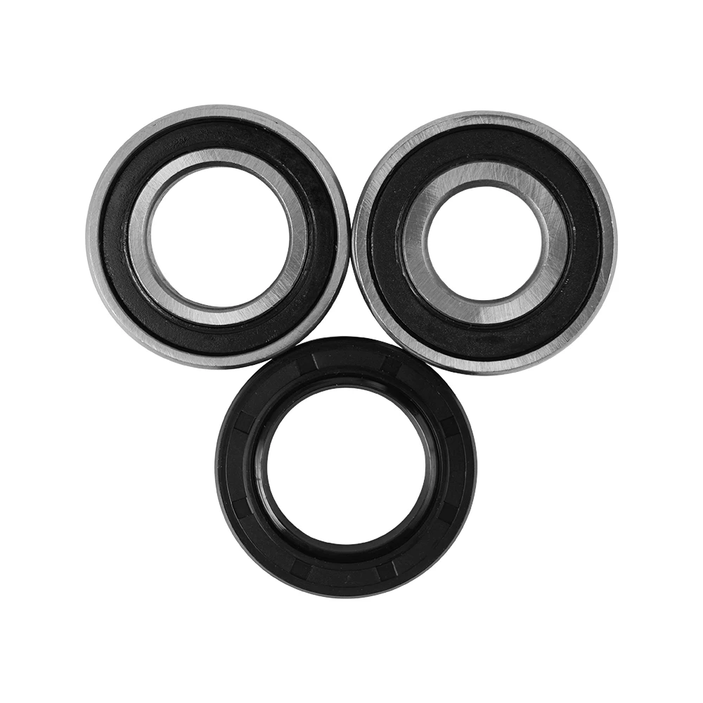 3 Pcs Front Wheel Bearing Kit for Yamaha Golf Cart Accessories Steel & Rubber Set OEM 93306-204X0 93306-005Y3 |