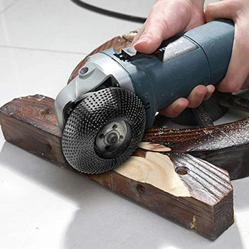 

Angle Grinder Disc Wood Carving Sanding Wood Grinding Wheel Abrasive Tool for Angle Bore Shaping Carving Tool 85mm 100m 98/73mm