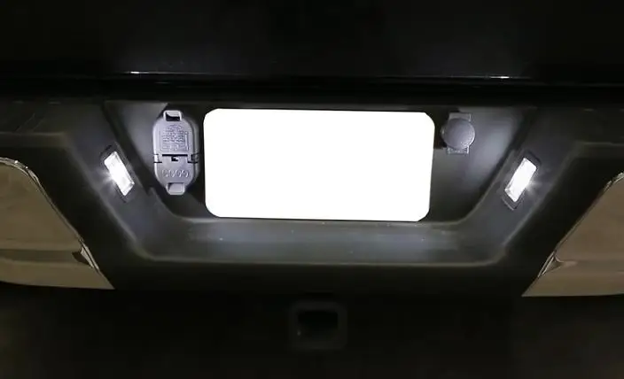 2 шт. светодиодный фонарь номерного знака для Ford F250 F350 F450 F550 Super Duty-, питание от 18-SMD Xenon Белый светодиодный