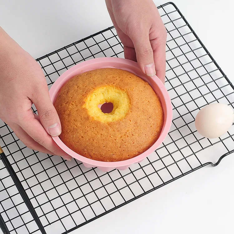 Pastry Tools Silicone Cupcake Baking Dish No-Stick Pan Cake Mold Round Large Muffin Pan Form Bakery Bakeware