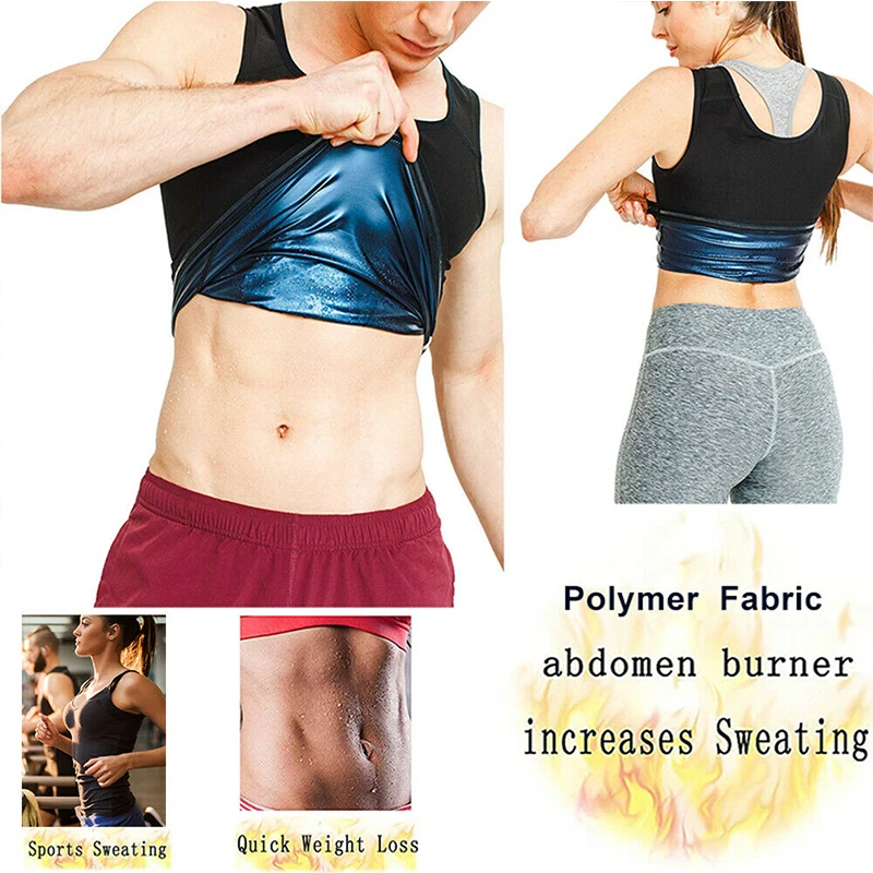 

Sport Shaping Shirt Sweat Shaper Sauna Vest Fat Burned Tank Weight Loss Shapewear Men Women Workout Sports Shirt Corset Gym Top