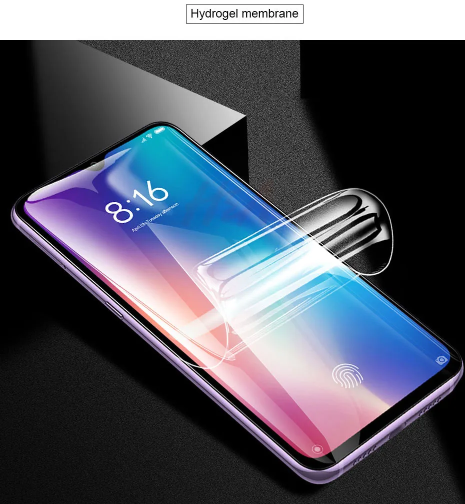 2 шт. Экран протектор для Red mi Note 7 Pro 7A на Xiaomi mi 9 защитной пленки для планшета Red mi K20 Pro с обмоткой эластичной пленкой, не Стекло