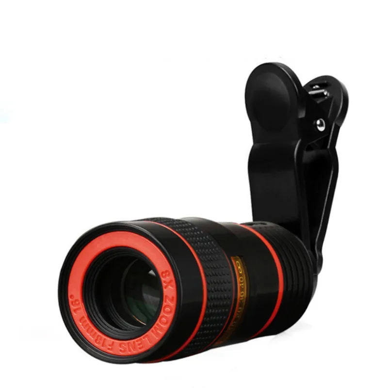 Мобильный телефон камера телескоп объектив с зажимом для iPhone/телефон объектив DSLR универсальный продукт может обеспечить HD 8x оптический зум