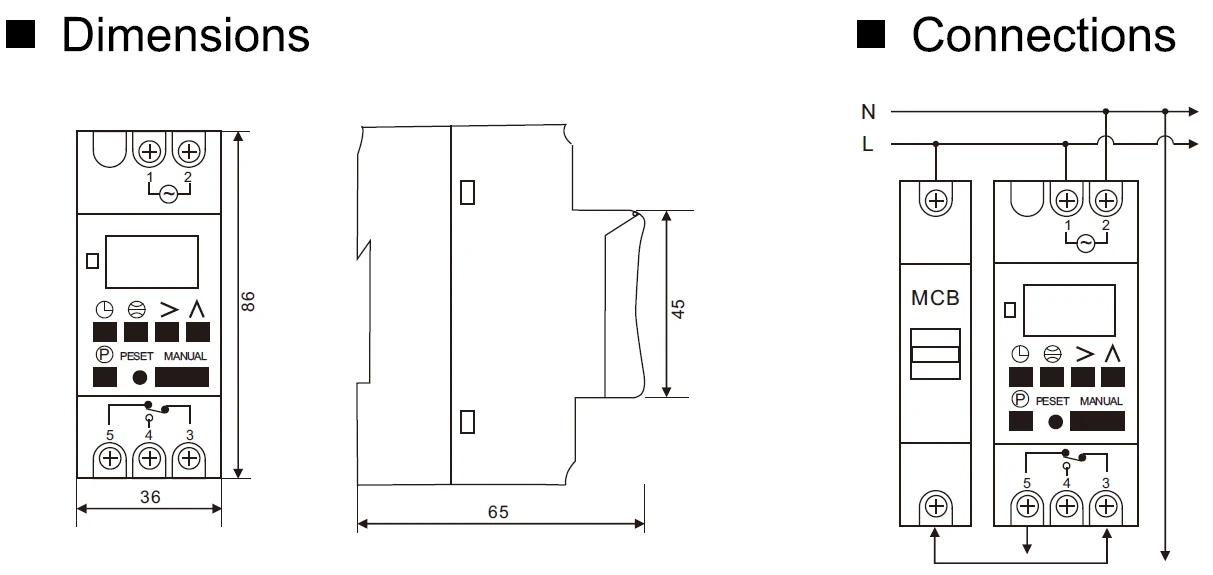 20a 30a controle de tempo interruptor latitude