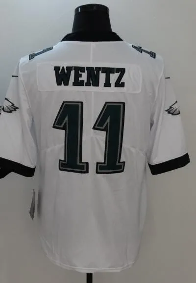 Все сшитые мужские wo Мужские Молодежные Детские th Philadelphia DeSean Jackson 10 3 Carson Wentz 11 Джерси - Цвет: As photo