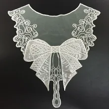 Водорастворимая кружевная ткань вышивка кружево своими руками аксессуары кожа высококлассные кружева Воротник Цветы