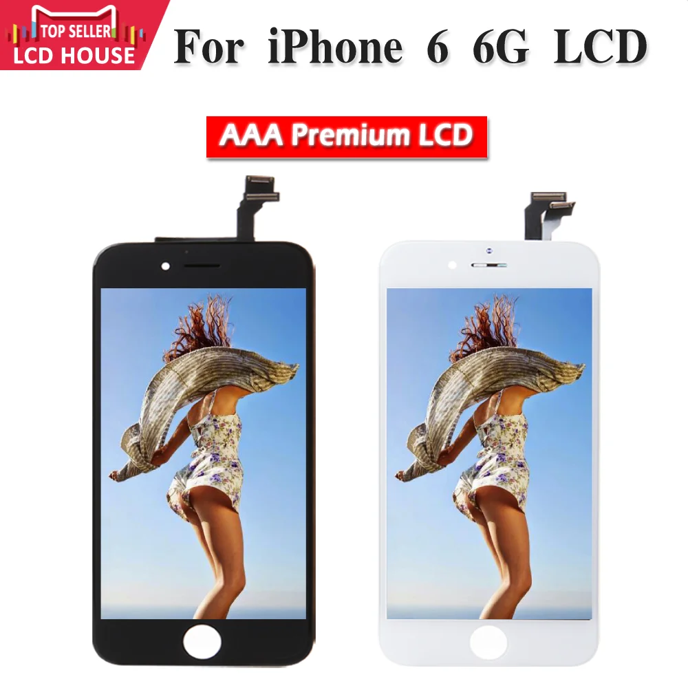 ЖК-дисплей 4 7 дюйма AAA A1549 A1522 для iPhone 6 6G сенсорный экран с дигитайзером сменный