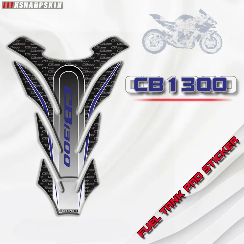 

Модифицированная наклейка для топливного бака мотоцикла, нескользящая цветная прозрачная наклейка 3D для HONDA CB1300 cb1300