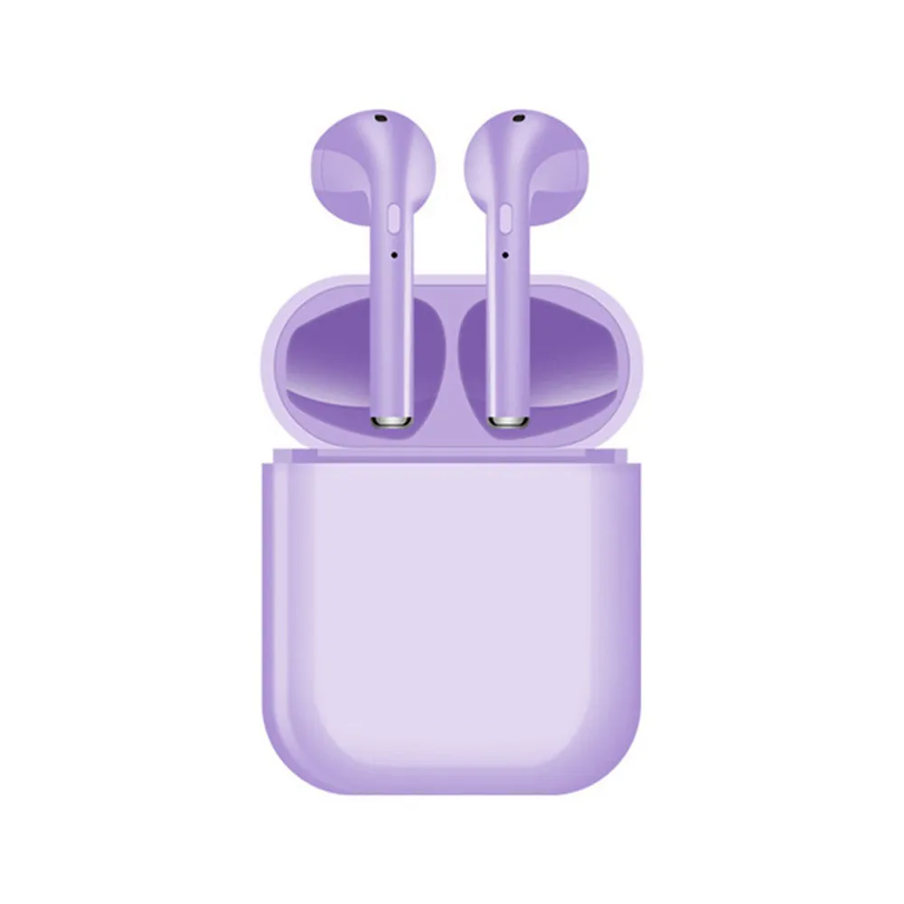 I16 наушники-вкладыши tws беспроводные наушники Bluetooth 5,0 с зарядный чехол гарнитура спортивные наушники музыка вызова для мобильных телефонов pk i12 i14 i17 наушники-вкладыши tws - Цвет: Purple