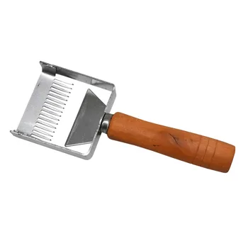 

Wooden Handle Needle Honey Knife Sparse Shovel Cutter Honey Scraper Bee Shovel Comb Uncapping Fork Beekeeping Tools