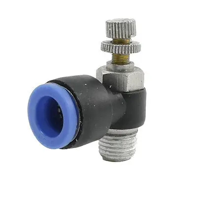 

Air Pneumatic Piping Speed Controller Push In Connector Adaptor 15/32