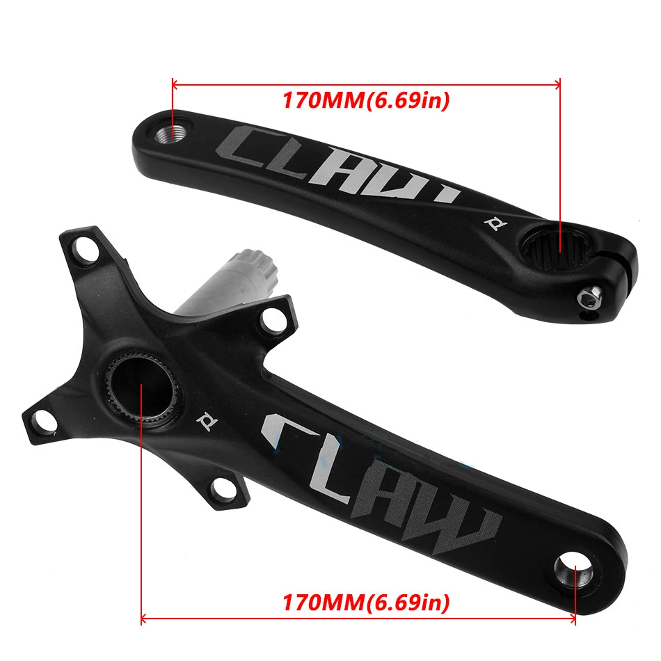 Шатун для горного велосипеда 104BCD из алюминиевого сплава, велосипедная звездочка, горный велосипед, 170 мм, кривошипная звездочка, нижний кронштейн, запчасти