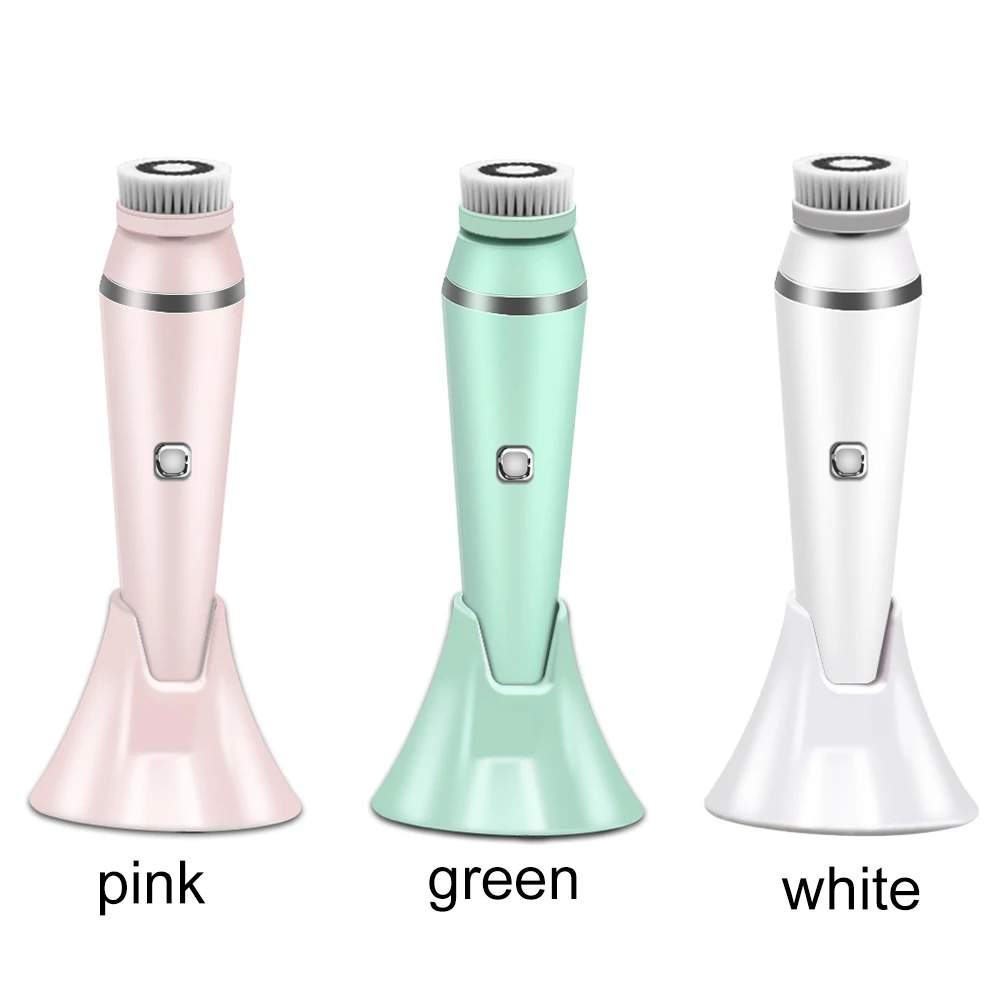 

Ultrasonic Skin Scrubber Electric Cleansing Brush Set to Deep Clean the Skin Pores and Blackheads Remove Acne Beauty Skin Care