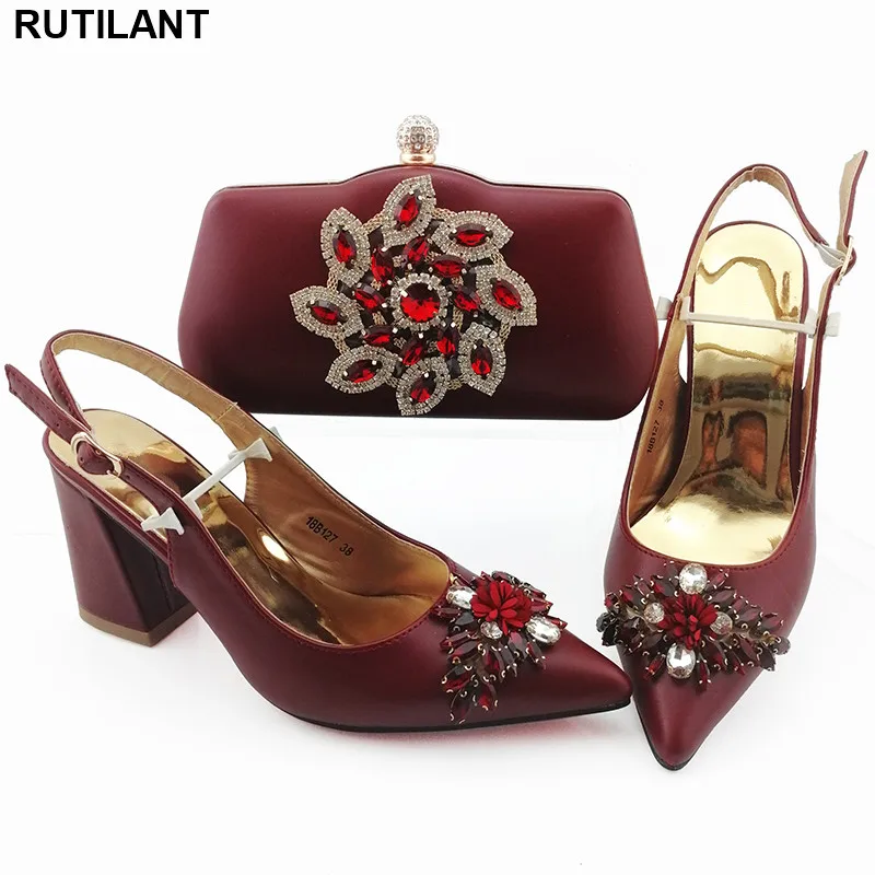 Nieuwste Ontwerp Nigeriaanse Vrouwen Party Pumps Hoge Hakken Vrouwen Schoenen en Tassen Set Koop Italië Schoenen en Tassen set voor Vrouw Nieuwste Ontwerp Nigeriaanse Vrouwen Party Pumps Hoge Hakken Vrouwen Schoenen en Tassen Set Koop Italië Schoenen en Tassen set voor Vrouw