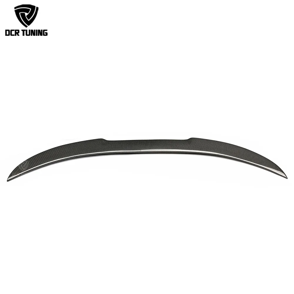 F10 Spoiler M4 Style Carbon Spoiler Carbon Fiber Rear Trunk Wings car styling For BMW F10 2010-M5