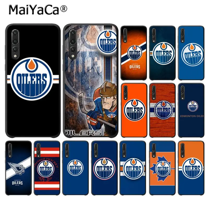 

MaiYaCa Edmonton Oilers Customer High Quality Phone Case for Huawei P10 plus 20 pro P20 lite mate9 10 lite honor 10 view10 cover