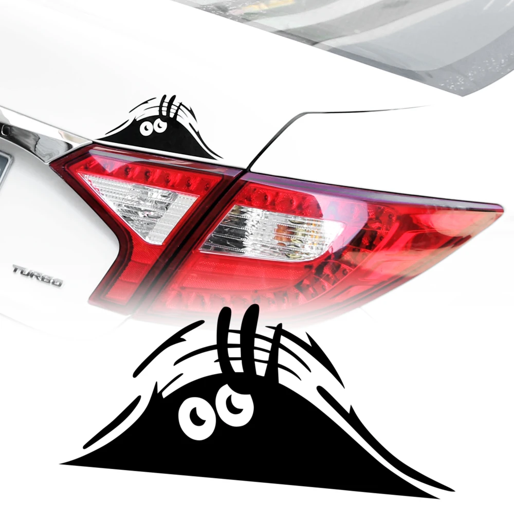 Модная забавная наклейка Peeking Monster для Skoda Octavia 2 A7 A5 A4 Vrs Fabia 1 Rapid Yeti Superb 3 Felicia Citigo RS |