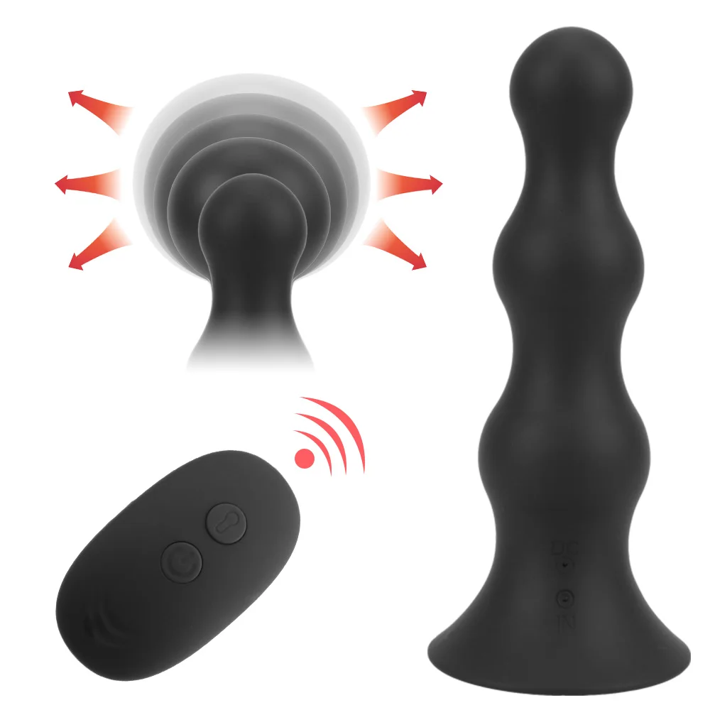Anal Dilator With Remote Control Prostate Massager Butt Plug_voghion.com
