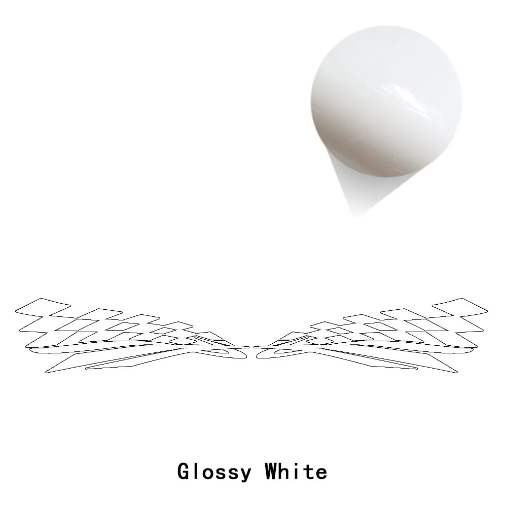 glossy white 2X клетчатый флаг стиль двери автомобиля боковые полосы тела Виниловая наклейка для MINI Cooper S Countryman R60 ALL4 One JCW аксессуары - Название цвета: glossy white