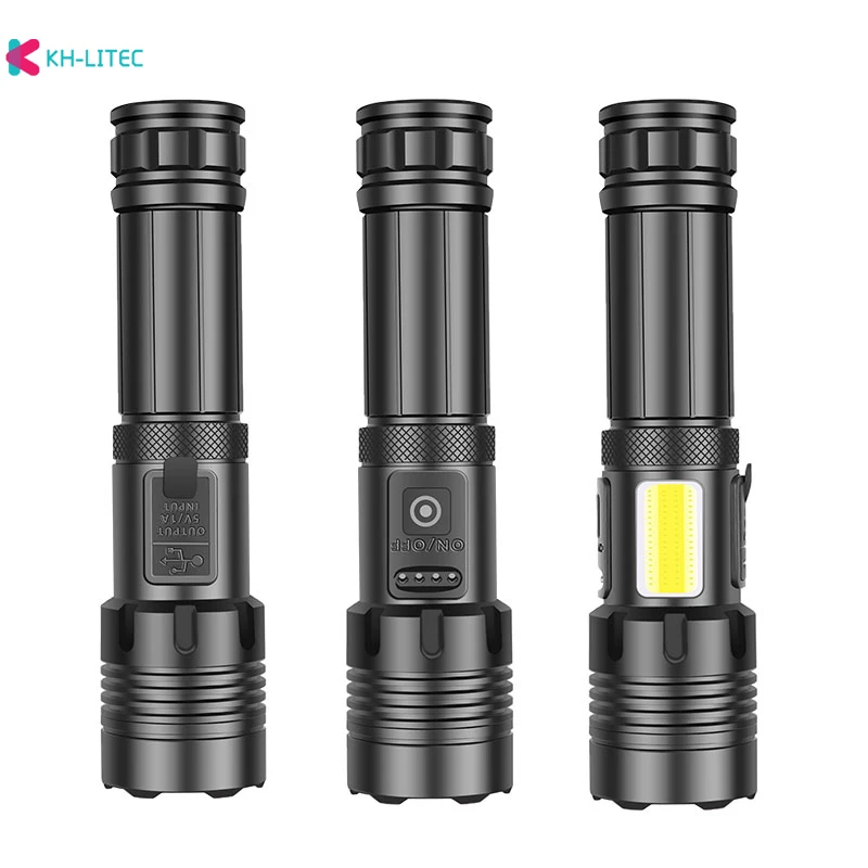 Bright-XHP70+COB-LED-Led-Flashlight-USB-Rechargeable-Waterproof-Lamp-Portable-126650118650-Torch-Lamp-Searchlight（2）