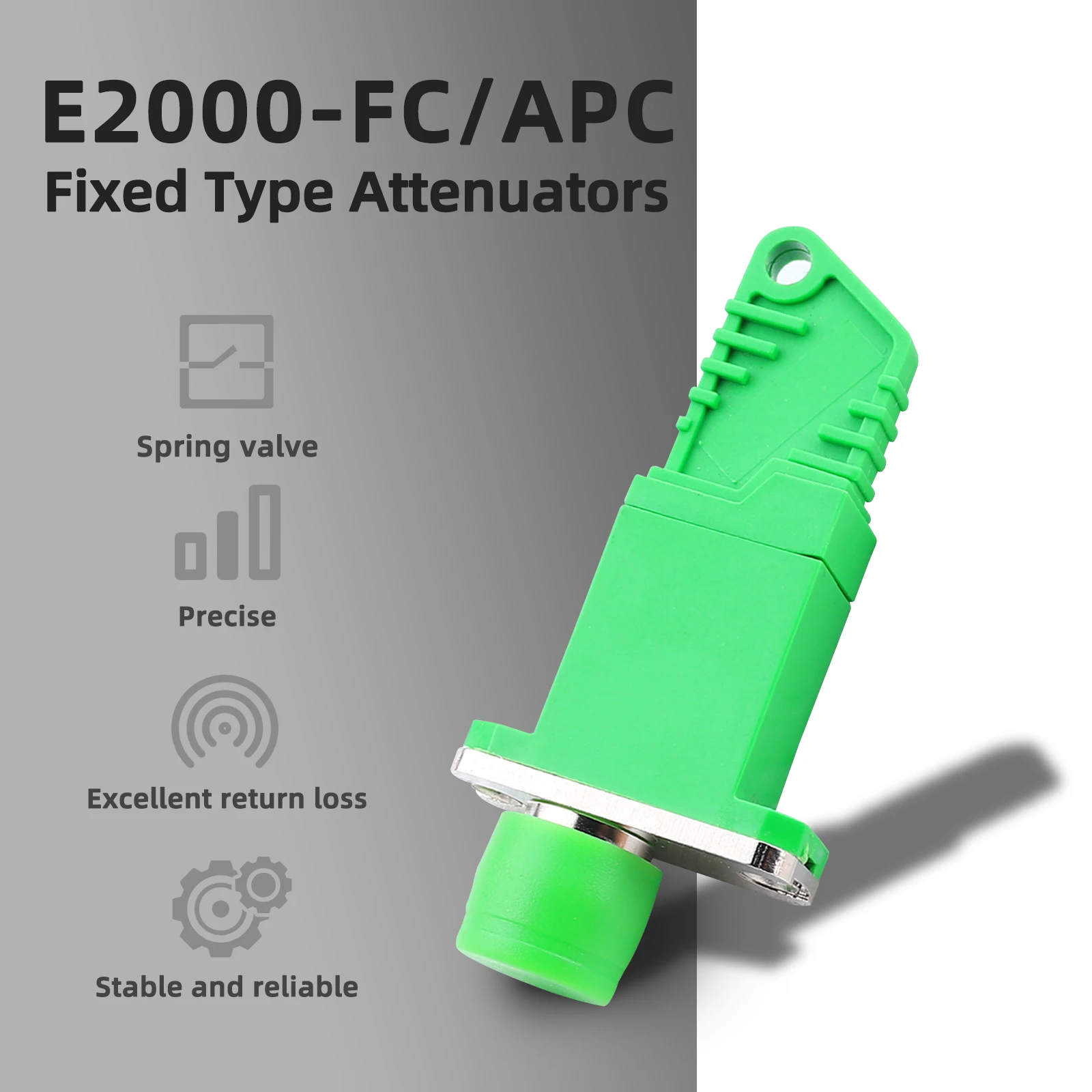 

E2000-FC-APC adapter coupler flange plate radio and television network data test general optical fiber connector converter