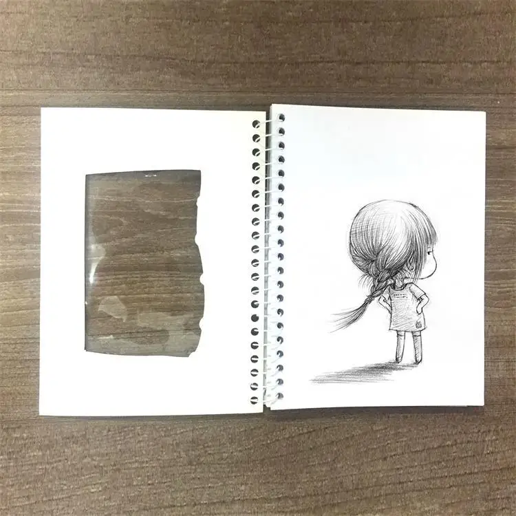 

New Products Office Stationery Drawing Book Blank Inner Pages Coil Notebook Students Stationery Exercise Book Practice Painting
