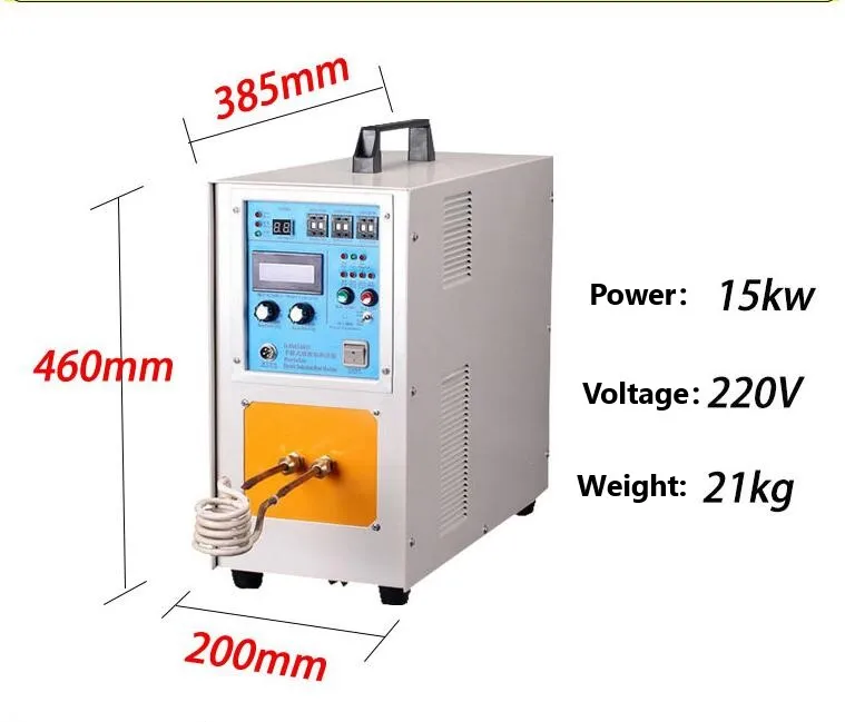 Brand new CE 15KW 30-80KHz High Frequency Induction Heater Furnace LH-15A Fast Shipping  db gas welding machine