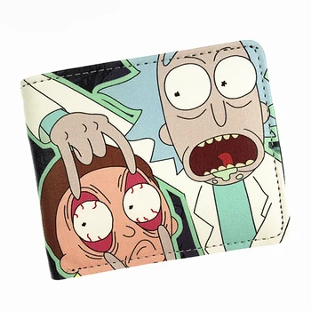 

Hot Comics Rick And Morty Wallet With Coin Pocket Card Holder Short Coin Purse