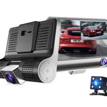 170 градусов широкоугольный супер 3 объектив Автомобильный видеорегистратор зеркало заднего вида 1080PFull HD видео рекордер камера ночного видения видеорегистратор g-сенсор