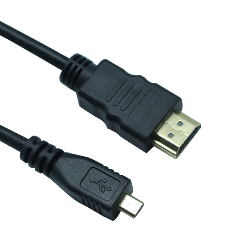 

1.4 Version Gold Plated Micro HDMI to HDMI Cable Male to Male 3D 1080P For Tablet HDTV GoPro Sony M3 A7 R2 Projector 1.5m 3m