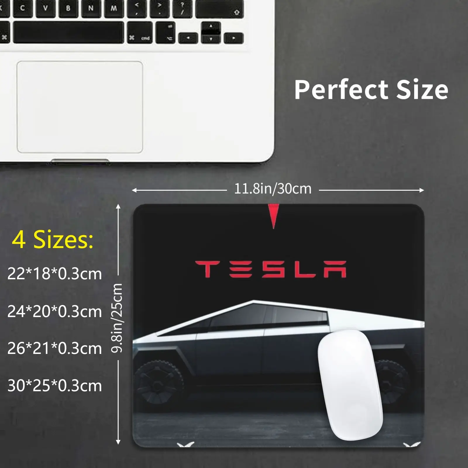 Tappetino Per Mouse Cybertruck Cuscino Con Stampa Fai Da Te Cybertruck Tesla Ev Auto Elettrica Fuoristrada
