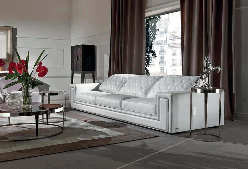 Современная роскошная Высококачественная обивка, бархатный диван в итальянском стиле, набор мебели для гостиной